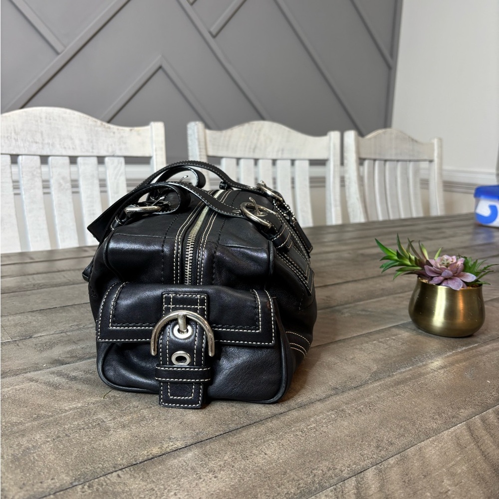 Coach Legacy Leather Slim Tote Black 10036 – Classic Design - Picture 4 of 8